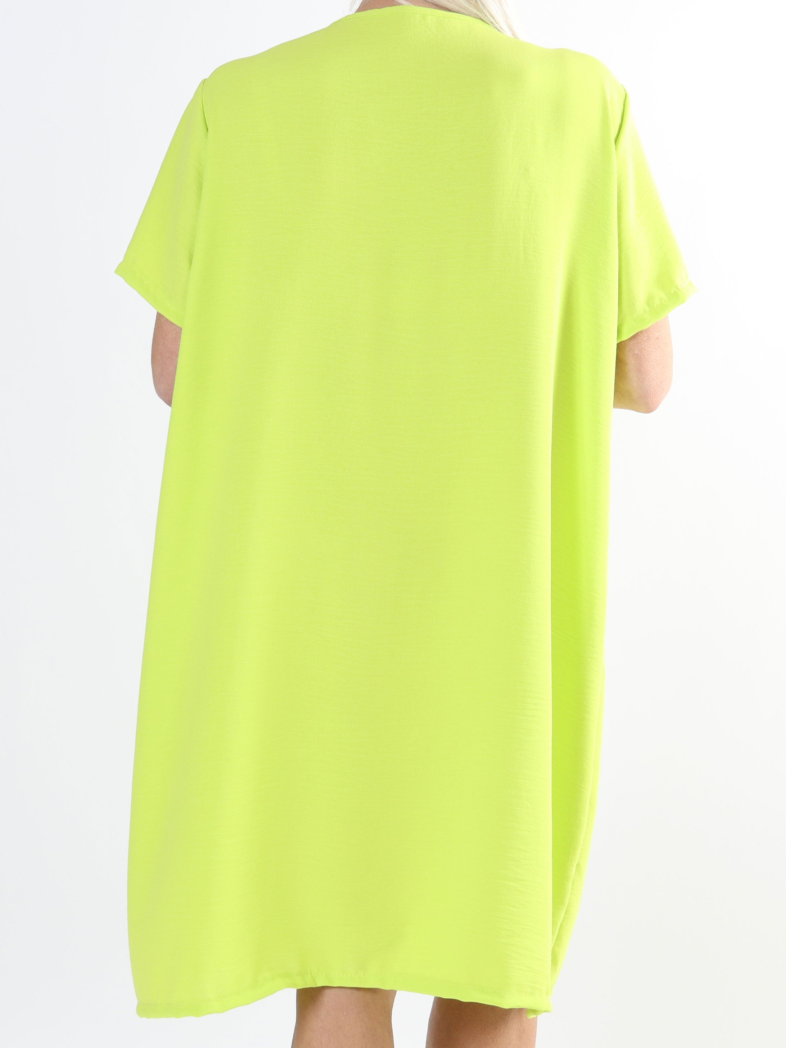 Eldina - Let ensfarvet plus size tunikakjole